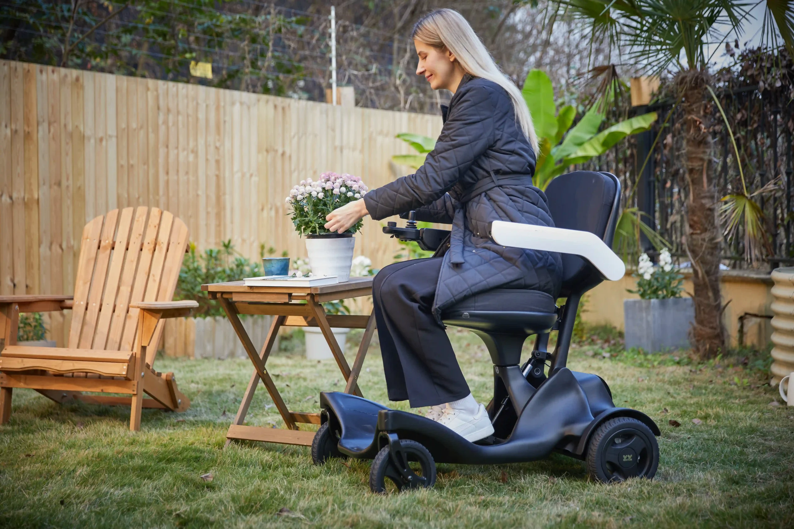 Electric Wheelchair for Riding Outdoors Weatherproof